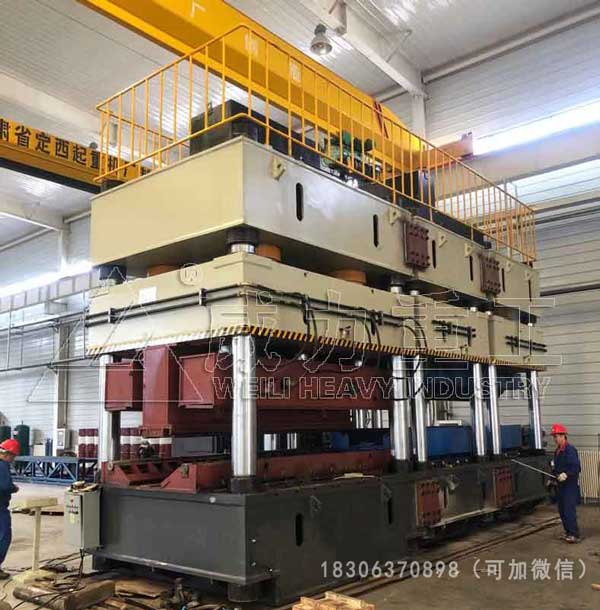 多缸聯(lián)動(dòng)波紋鋼腹板成型液壓機